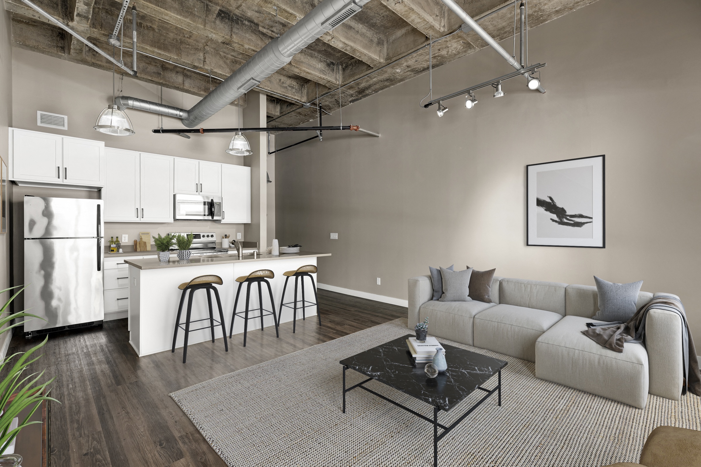 Kellogg Square is a similar property to Como Lake Estates located in St. Paul